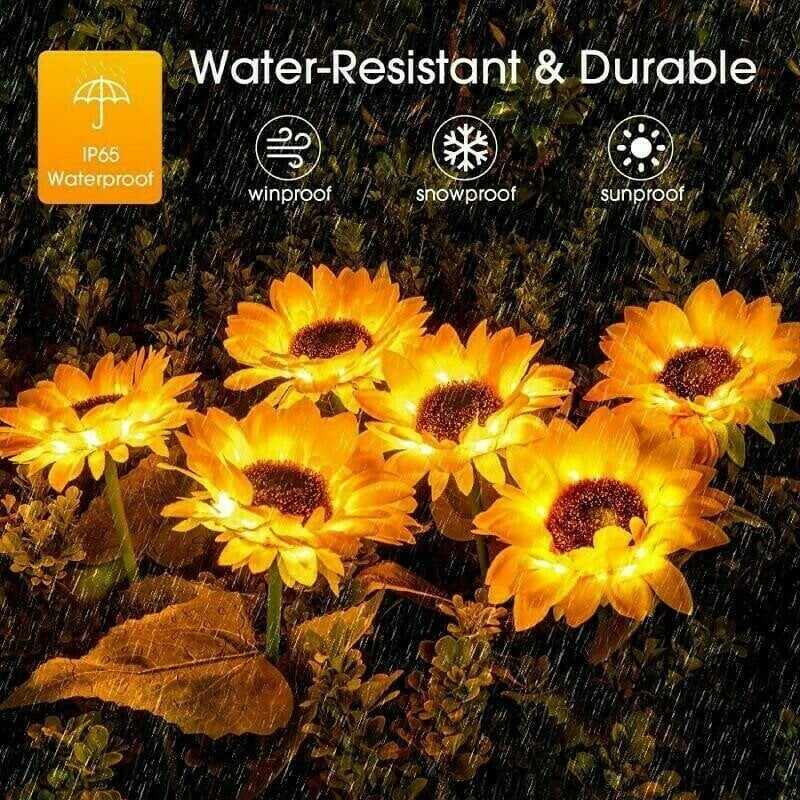 Last Day 49% OFF Solar Powered Sunflower Outdoor Garden Light