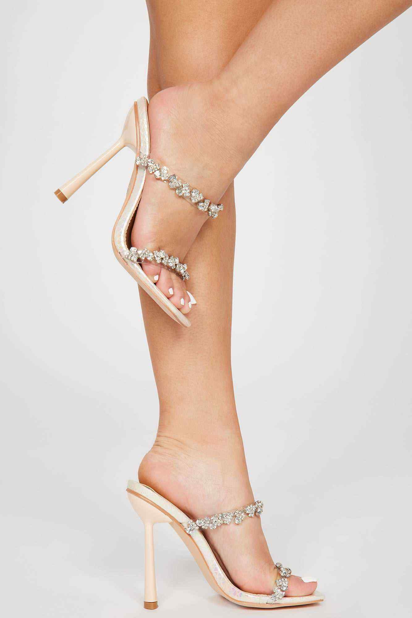 The Glamorous Life Heeled Sandals   Gold