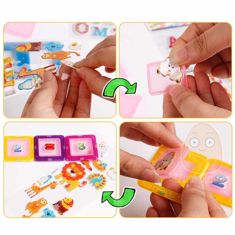 Mini 200PCS - Magnetic Designer Constructor Toy