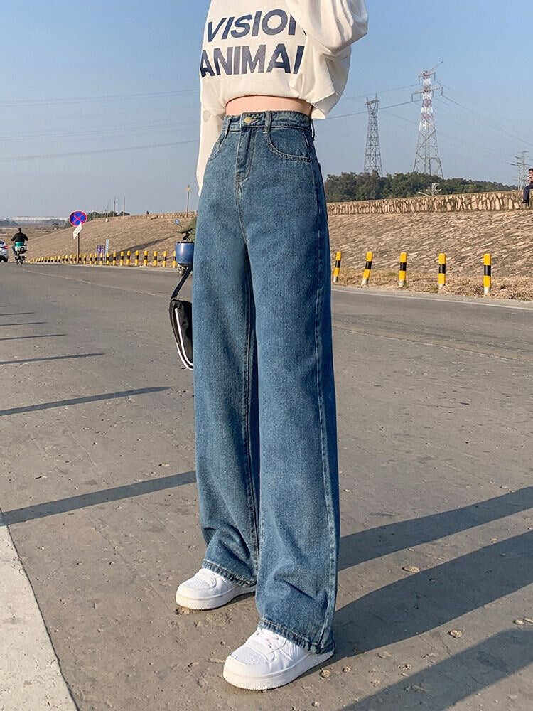 Wide Leg Jeans For Women Bottom Baggy