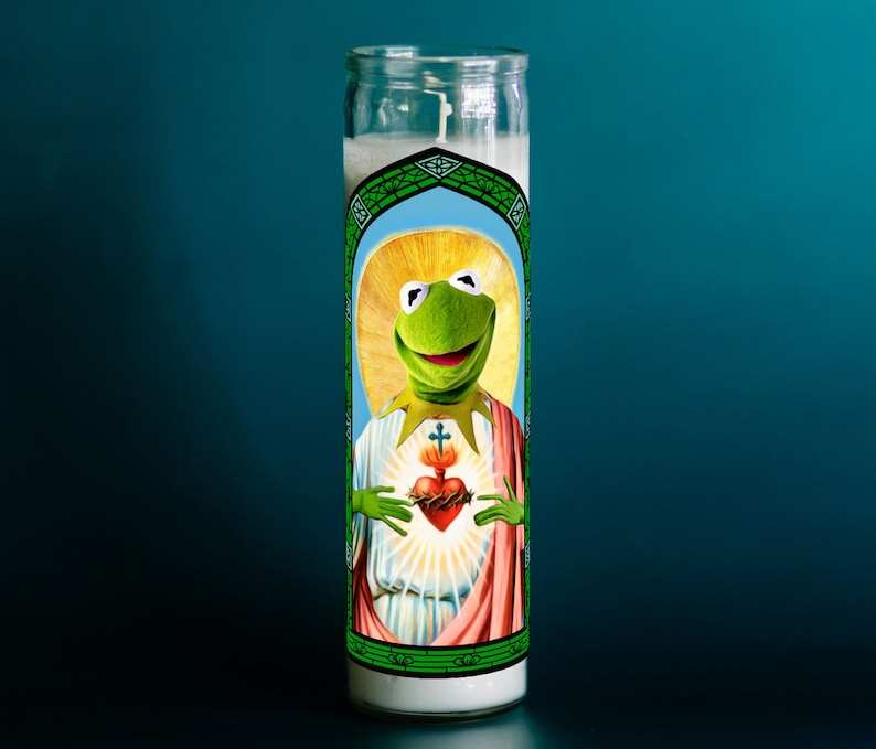 Saint Kermit Prayer Candle