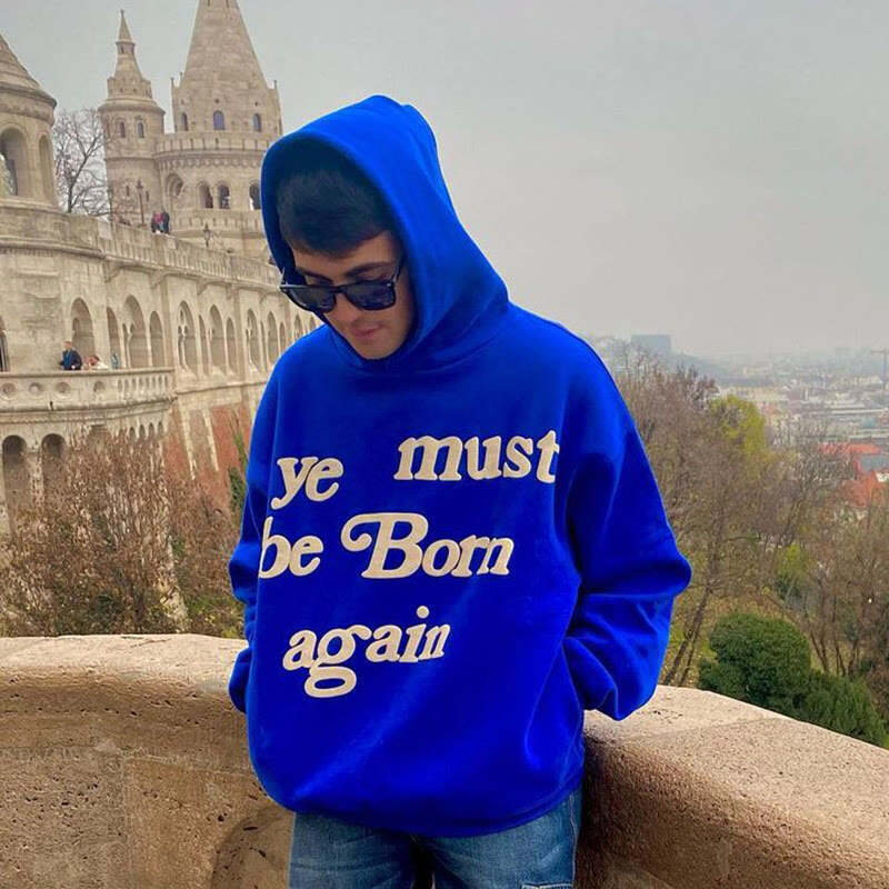 Must Be Born Again Print Hoodie