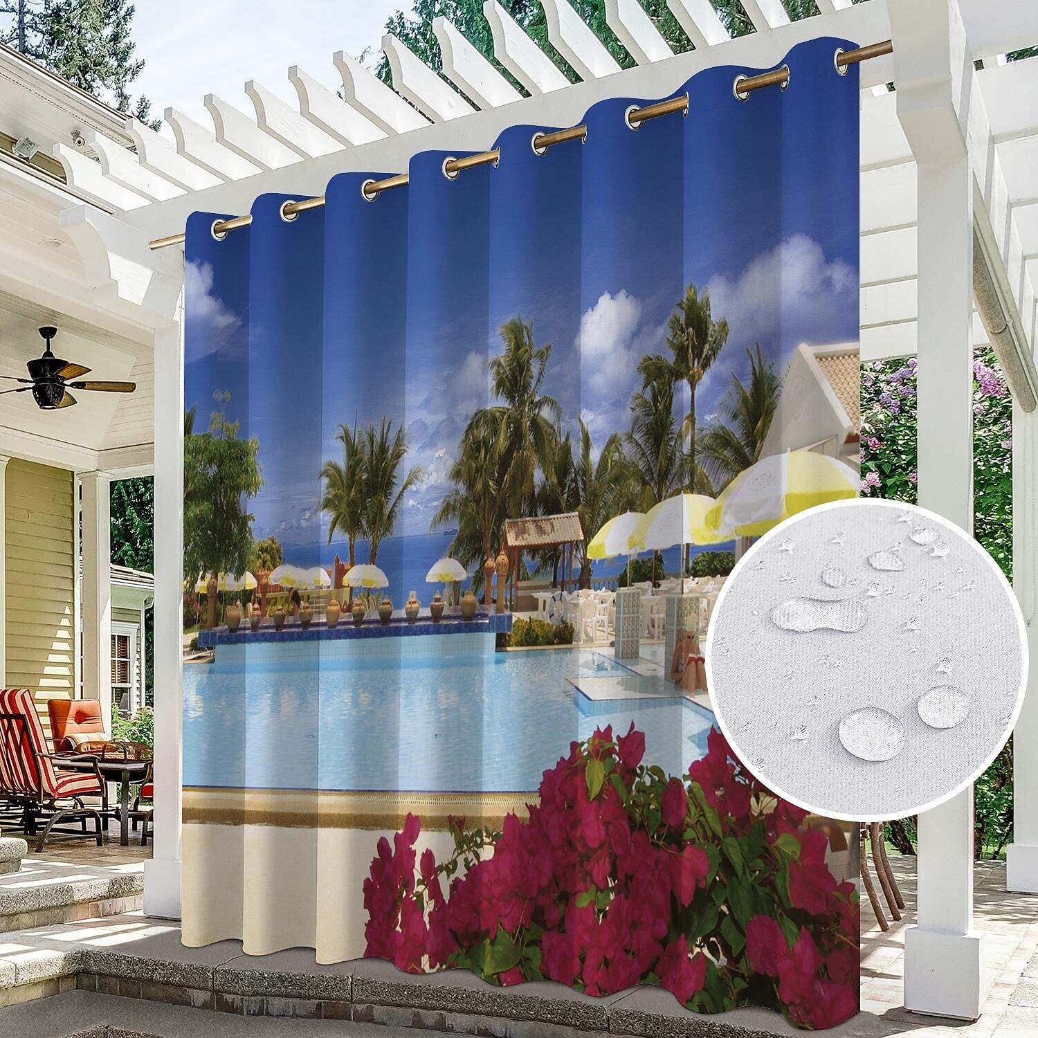 Waterproof Outdoor Curtain Privacy