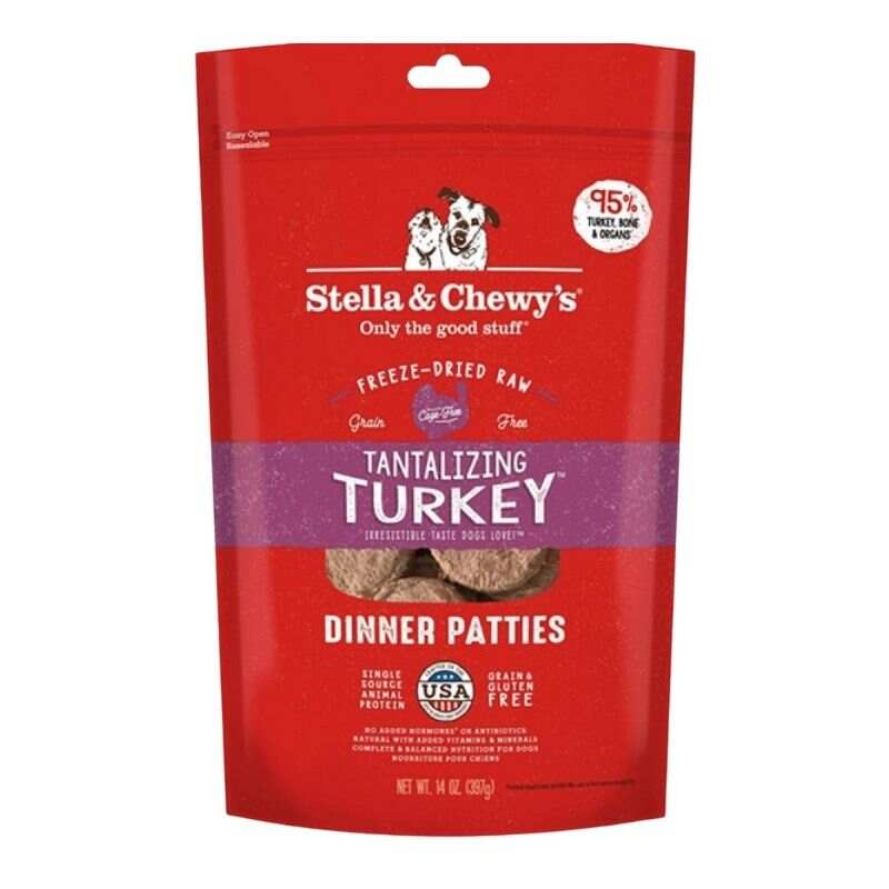 Stella & Chewy's - Freeze Dried Tantalizing Turkey Dinner Patties