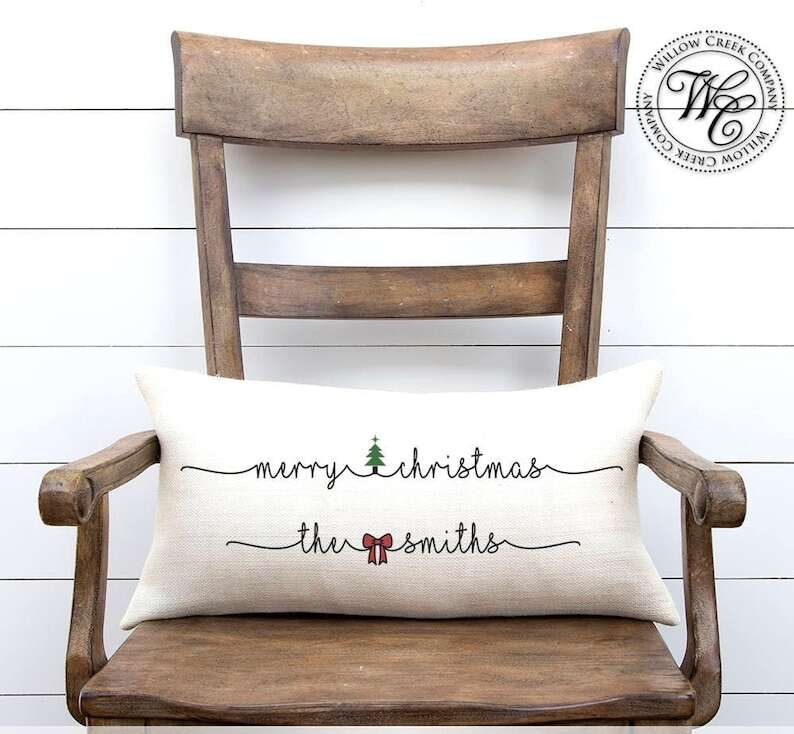 Christmas Gifts, Christmas gift, Christmas decor, Christmas Pillow, Gift for her, Gift for wife, personalized pillow, personalized gift