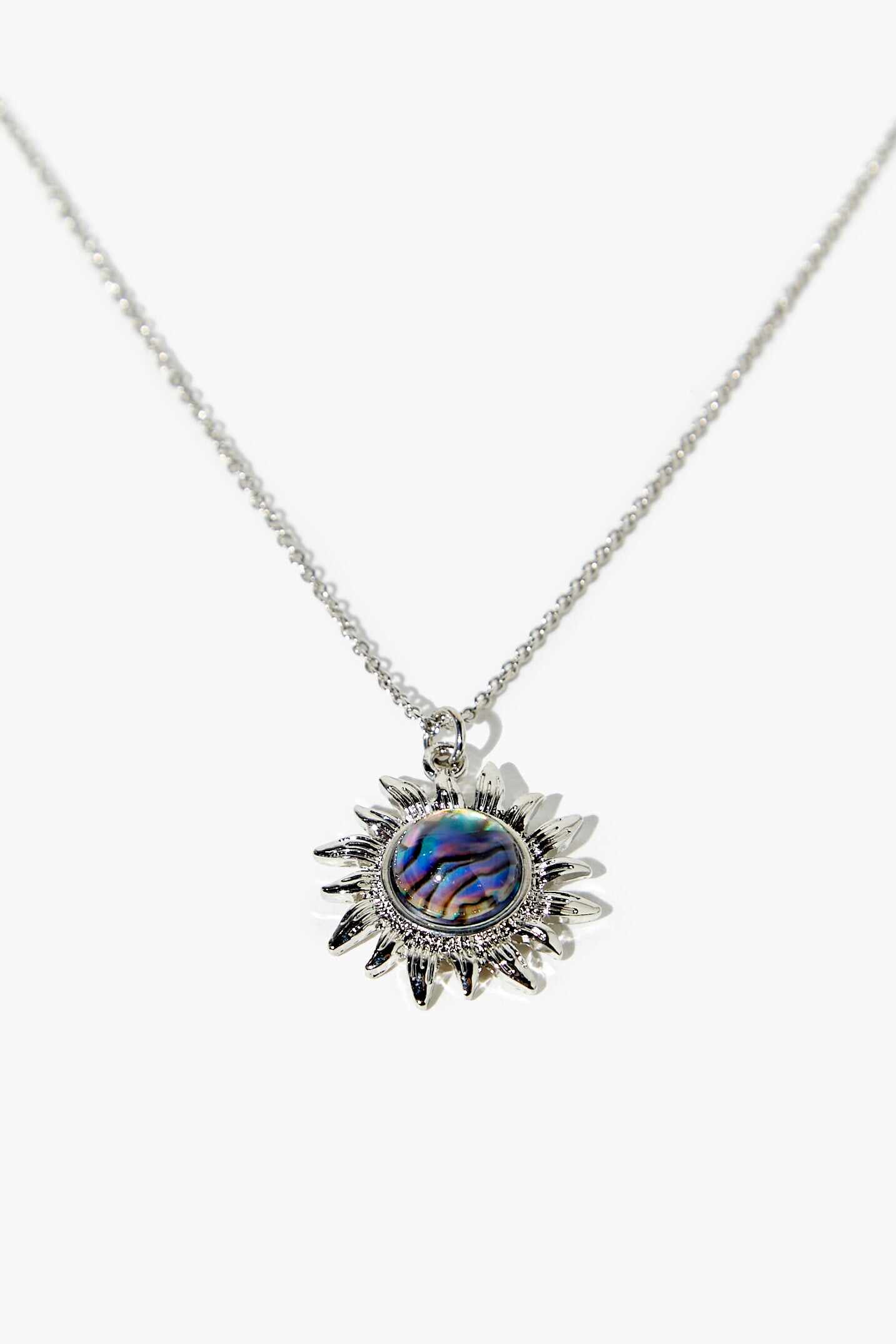 Accessories Accessories | Sun Pendant Necklace Silver Forever21 - CR15782