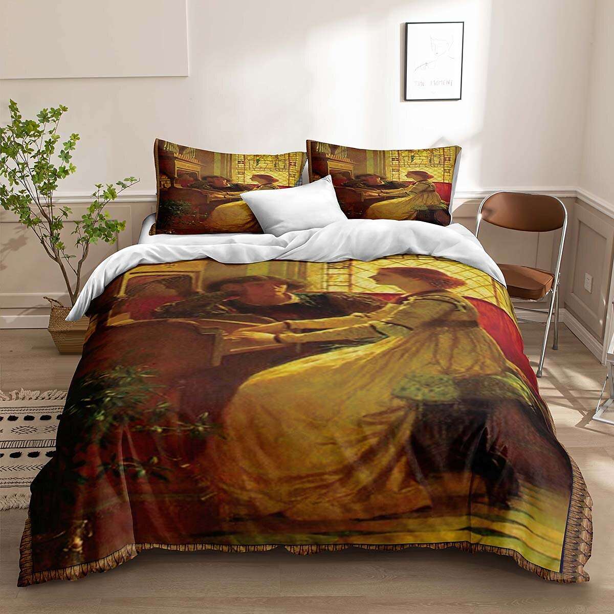 Bayeux Medieval Vintage Paintings Bedding Sets 2