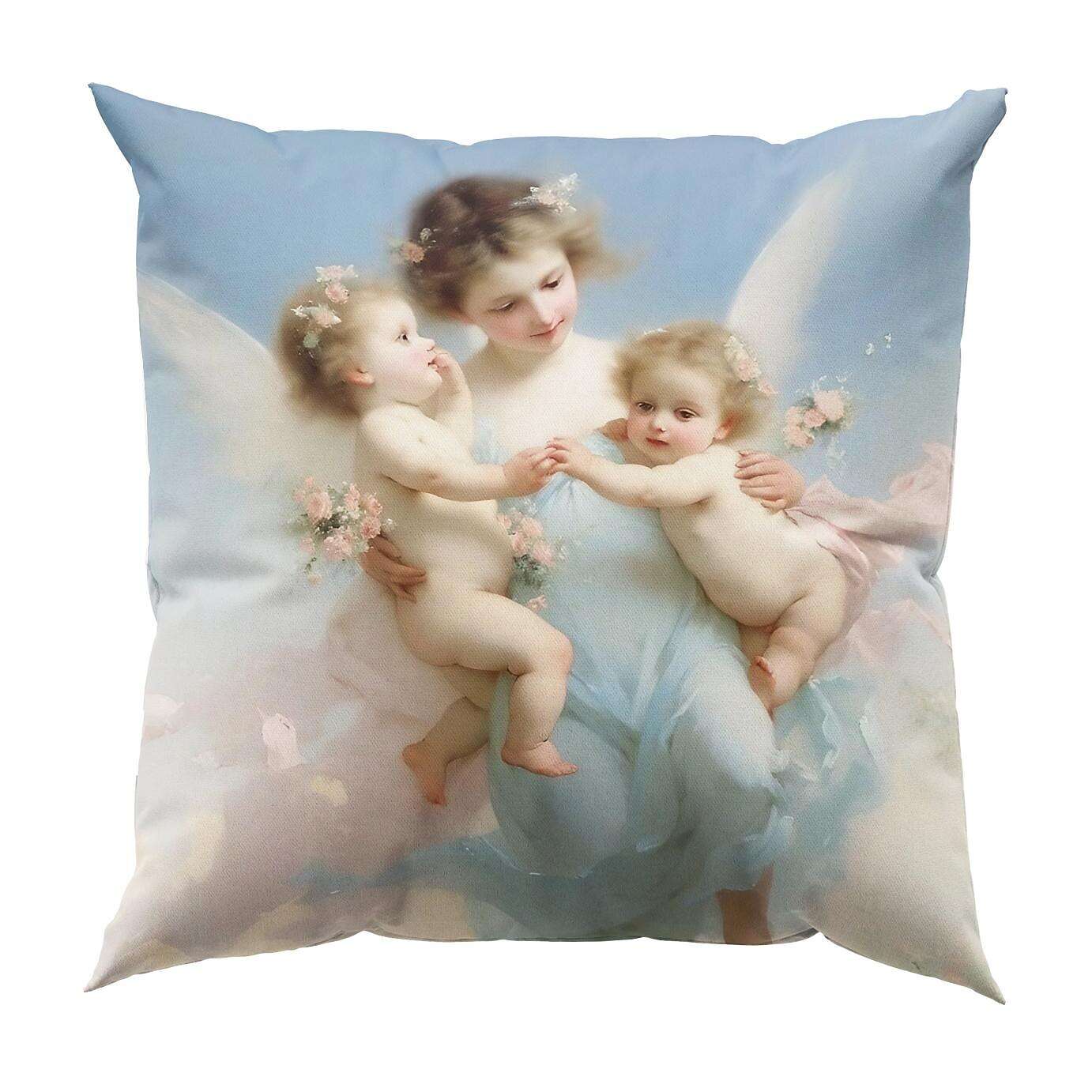 Renaissance Angels Double Side Pillow Cover 4PC