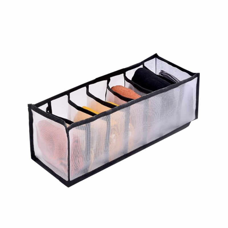 Underwear storage box compartment