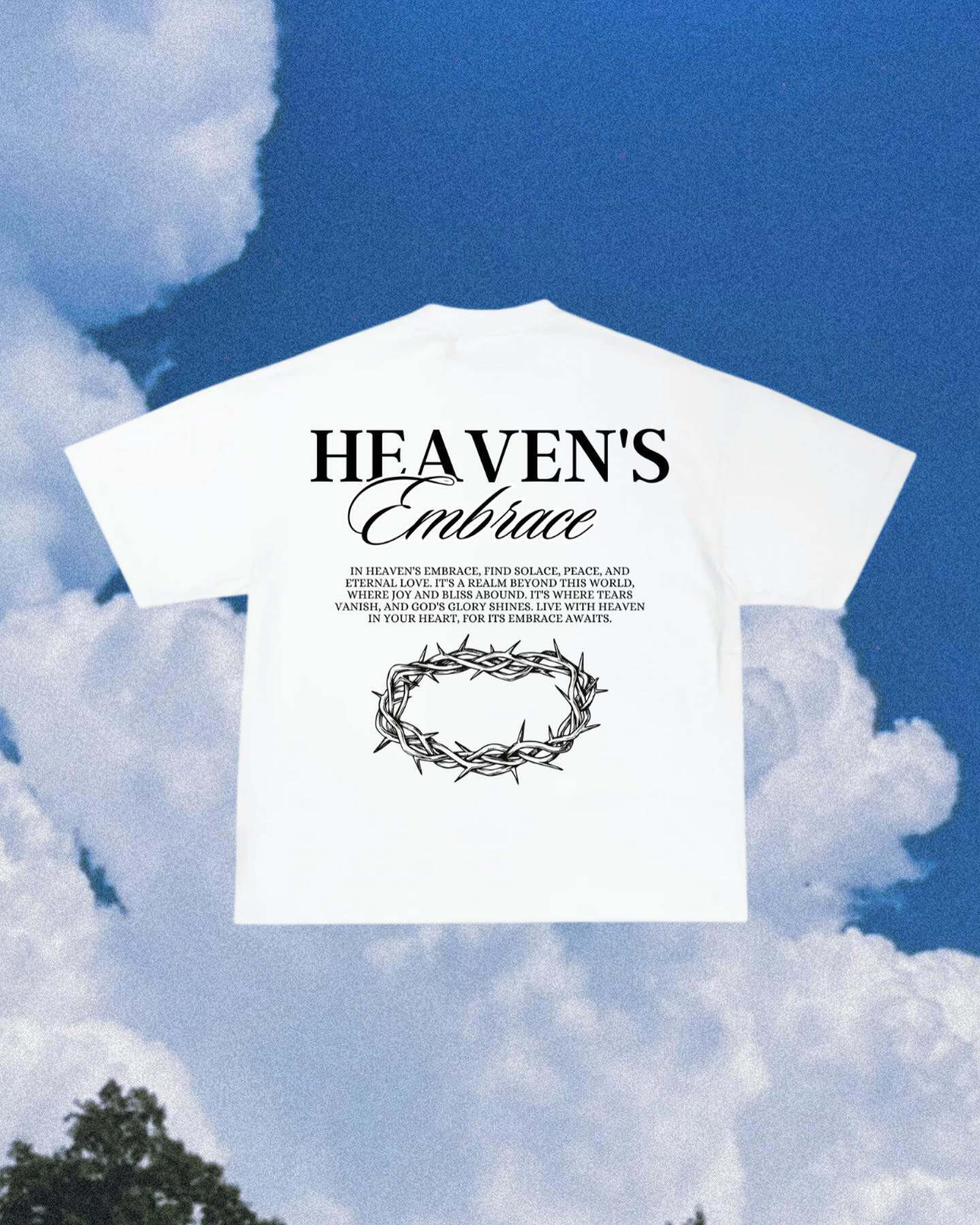 Heaven's Embrace Print Shoort Sleeve T-shirt