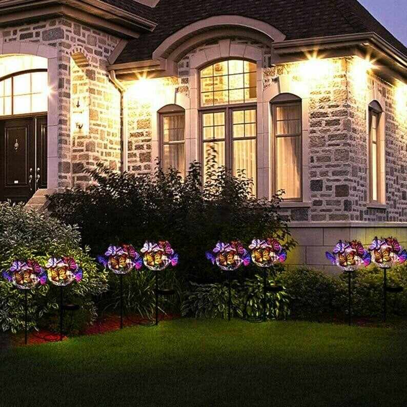 BIG SALE - 50% OFFSolar Stake Lights Butterflies Decor Lights ( BUY 1 GET 1 FREE )