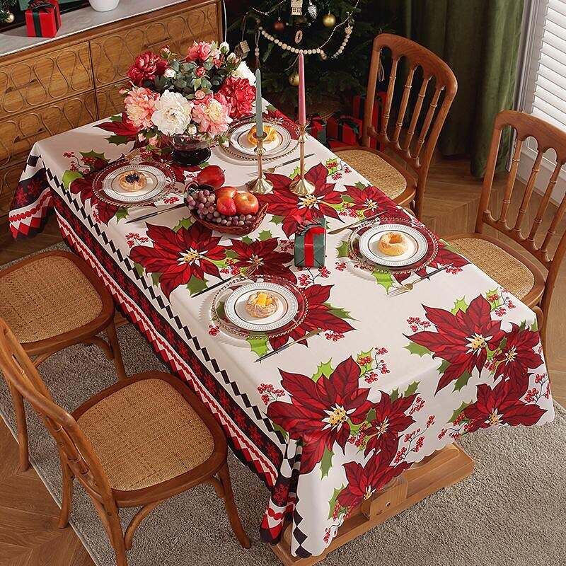 Christmas Decoration Rectangle Tablecloth