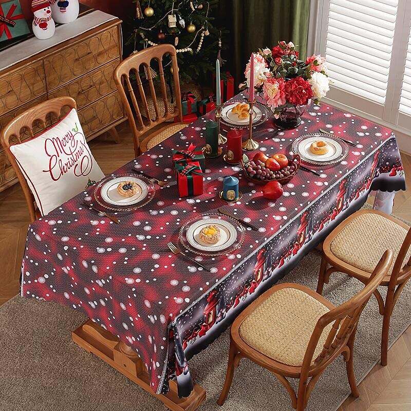 Christmas Decoration Rectangle Tablecloth