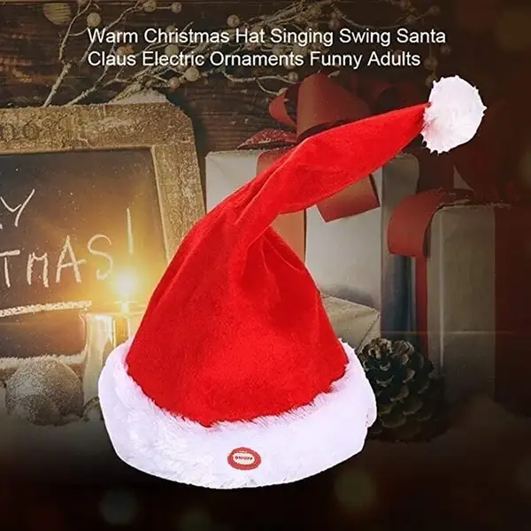 🎅Electric Christmas Hat 🔔 This Santa hat can sing and dance!🎵