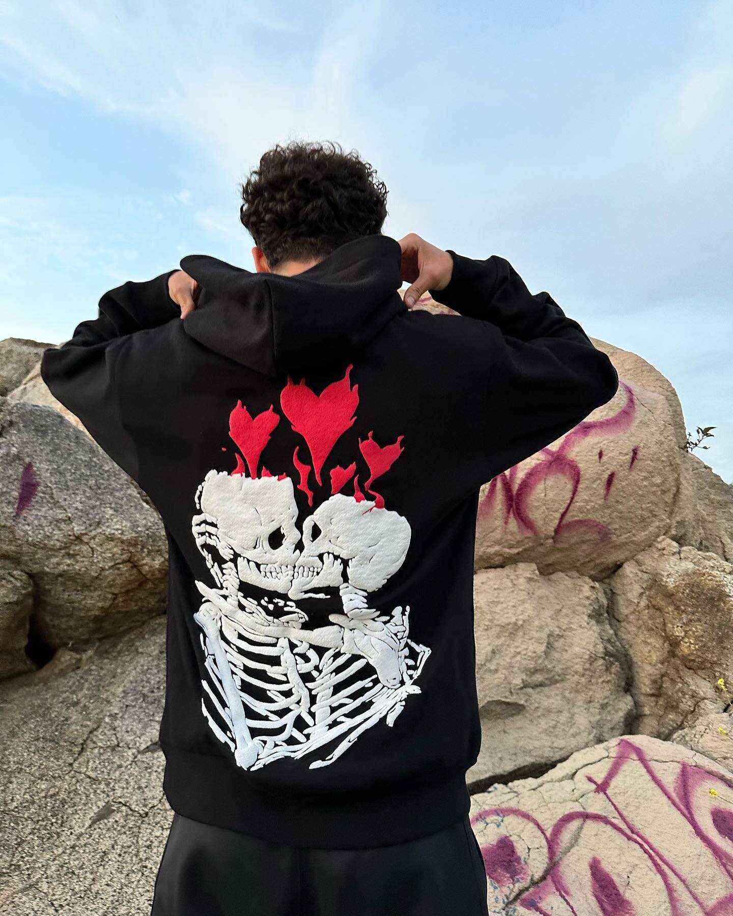 Till Death Do Us Part Print Hoodie