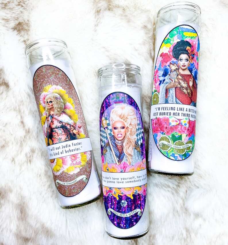 RuPaul Charles Pop Culture Votive Candle