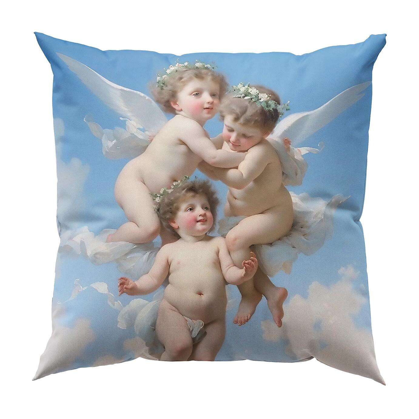 Renaissance Angels Double Side Pillow Cover 4PC