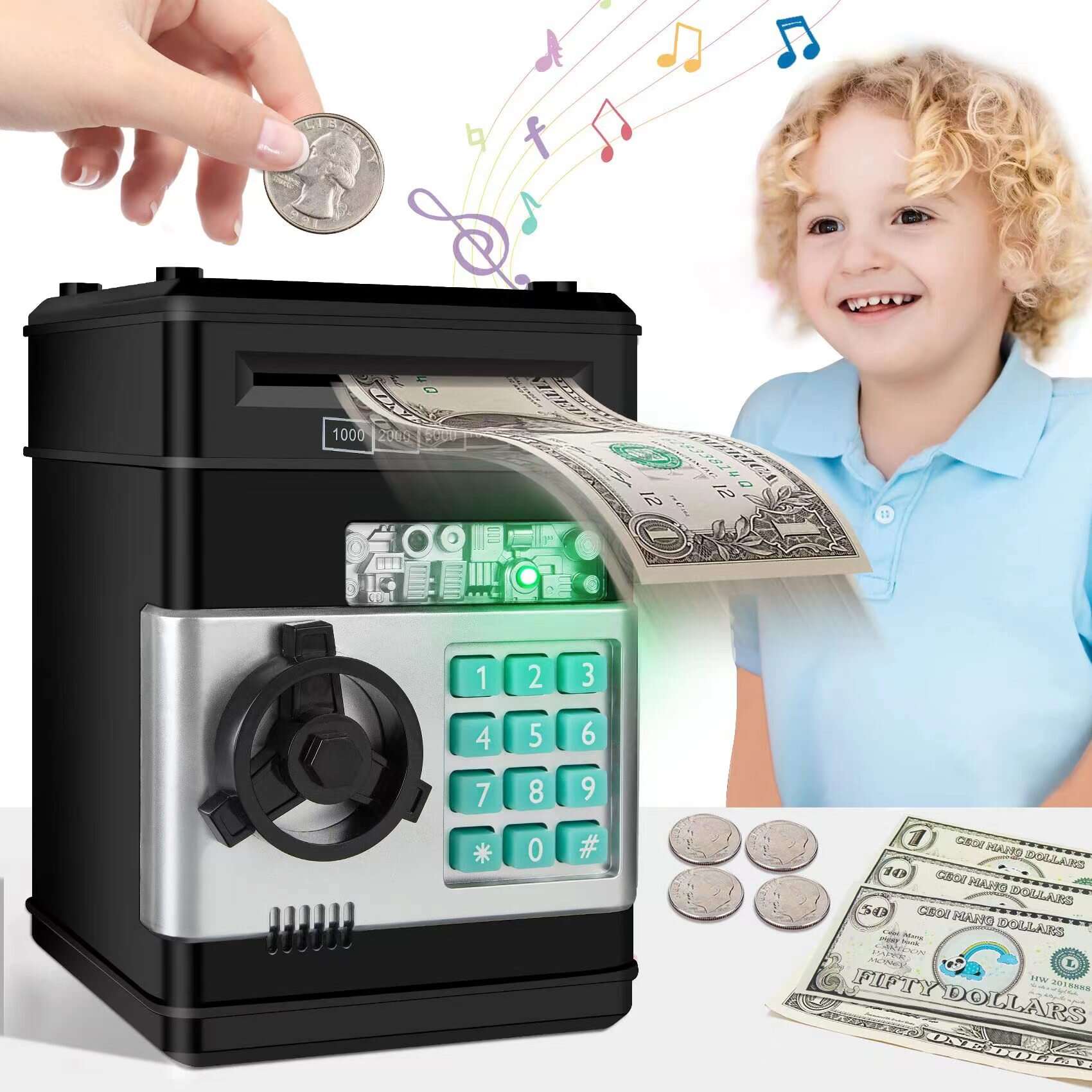 💵Electronic Password Piggy Bank - Mini ATM💵-👍Buy 2 Save 15%