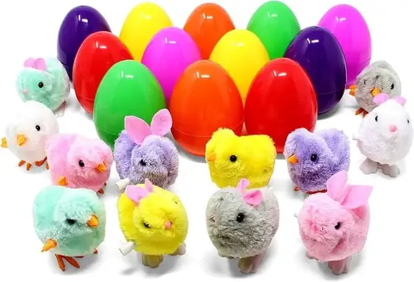 (🔥Discount this week - 50% OFF) - 🎁12Pcs Wind Up Toy Prefilled Easter Eggs