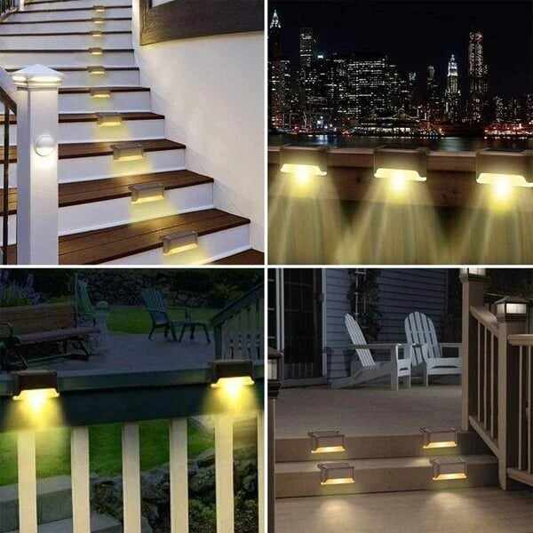 LED Solar Lamp Path Staircase Outdoor Waterproof Wall LightBUY MORE SAVE MORE