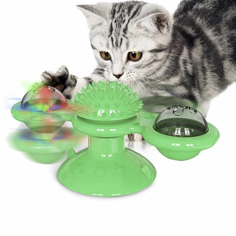 Windmill Cat Toy Interactive