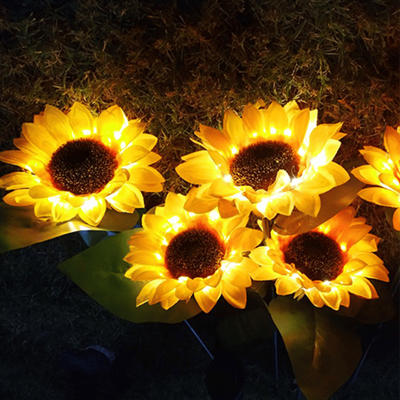 Last Day 49% OFF Solar Powered Sunflower Outdoor Garden Light