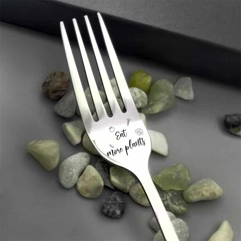 BIG SALE - 50% OFF Engraved Fork (With Gift Box)