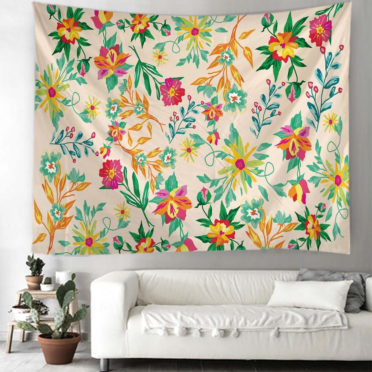 Floral Large Wall Tapestry Art Decor Photograph Backdrop