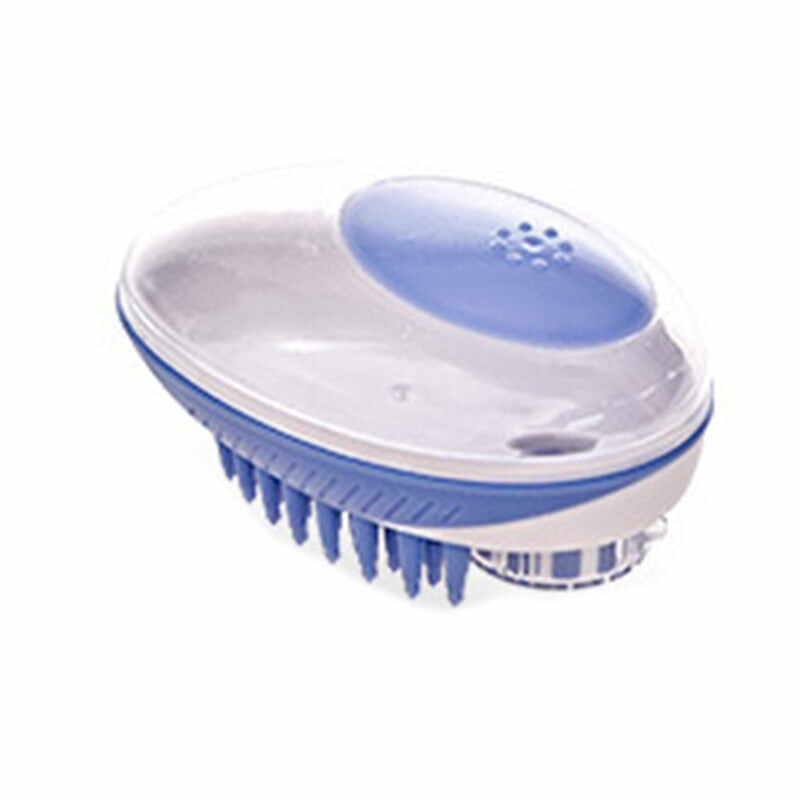 2 in 1 Pet SPA silicone Bath Brush Comb