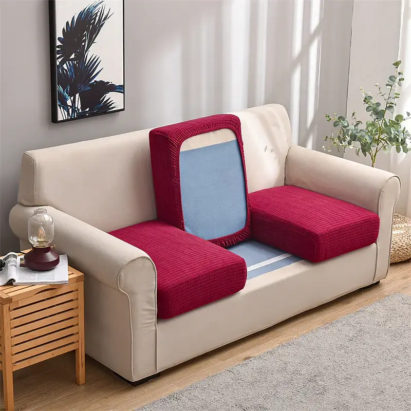 Stretch Sofa Cushion Cover Couch Seat Slipcover Elastic