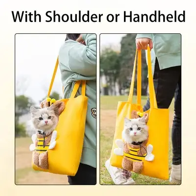 🔥Hot Sale 49% OFF - Pet Canvas Shoulder Bag (BUY 2 FREE SHIPPING)