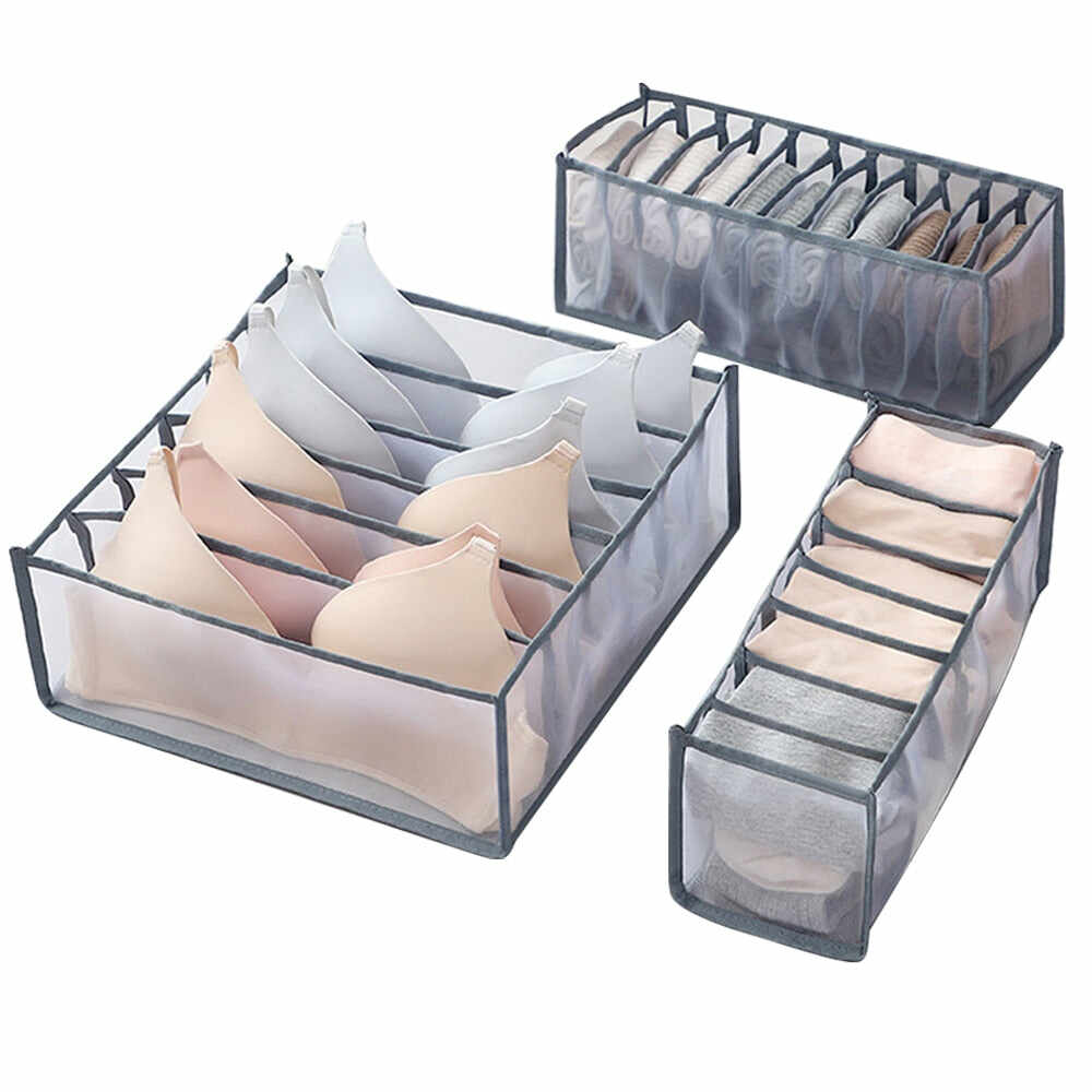 Underwear storage box compartment