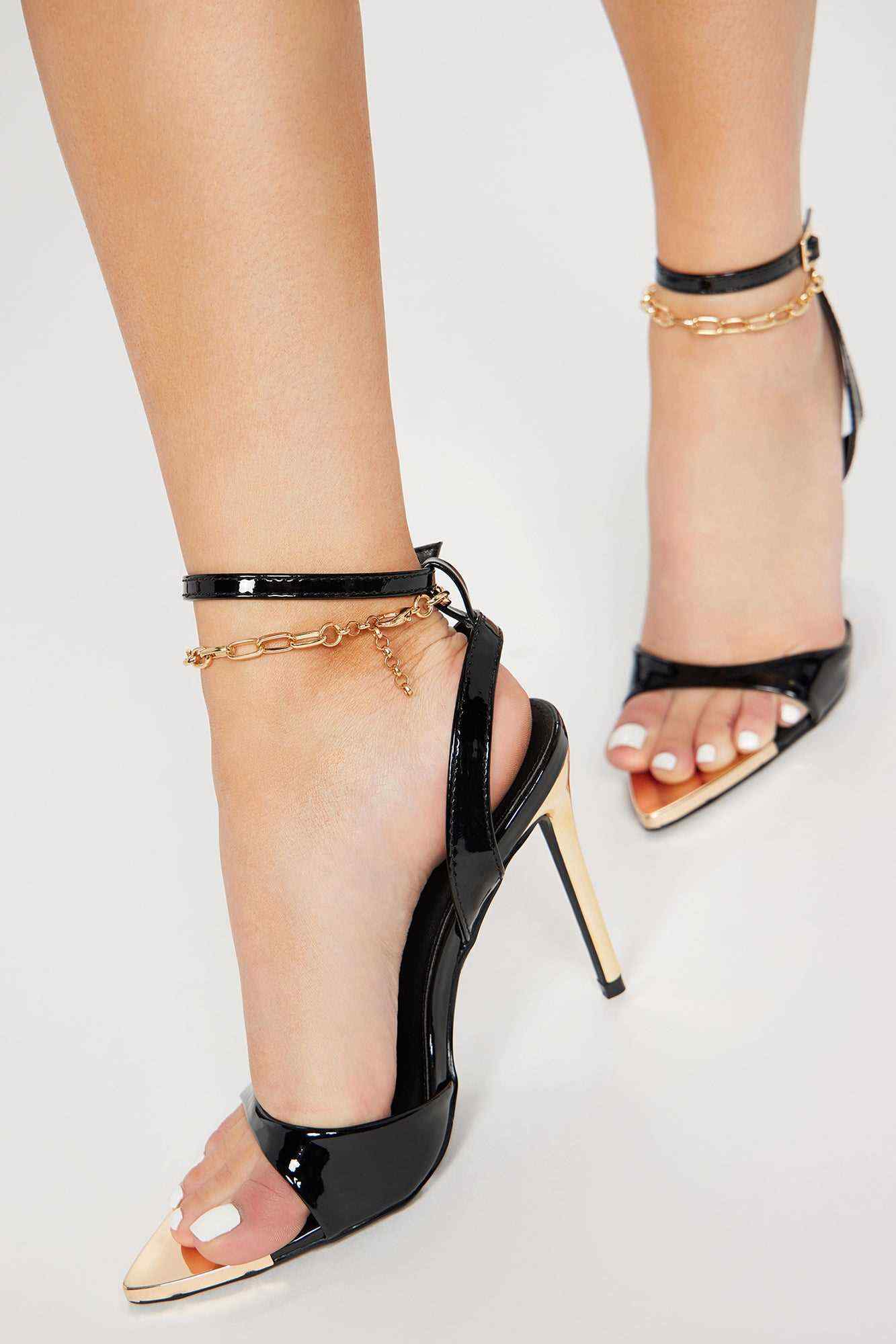 Trying To Be Yours Stiletto Heels   Black