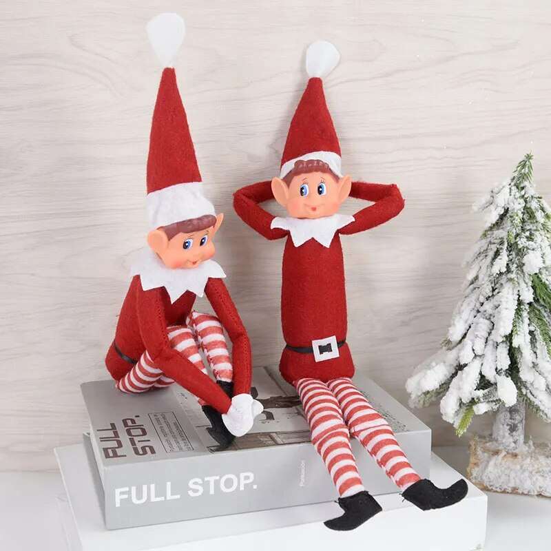 Vibrant Elf on the Shelf