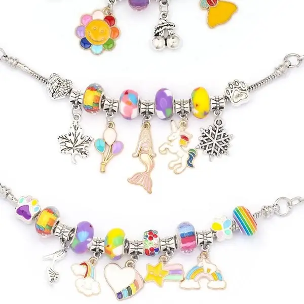 🎁2023-Christmas Hot Sale🎁🎉The Best Gift For Children-🎀DIY Gorgeous Bracelet Set