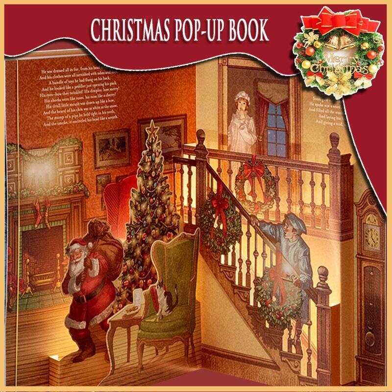 The Night Before Christmas Pop-Up Book With Light and Sound