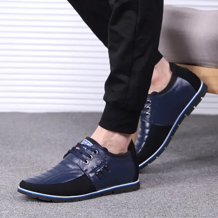 Men's Height Increasing Leather Casual Shoes