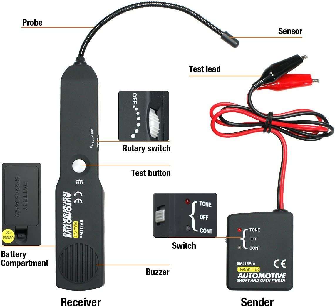 Digital Car Circuit Scanner Diagnostic Tool