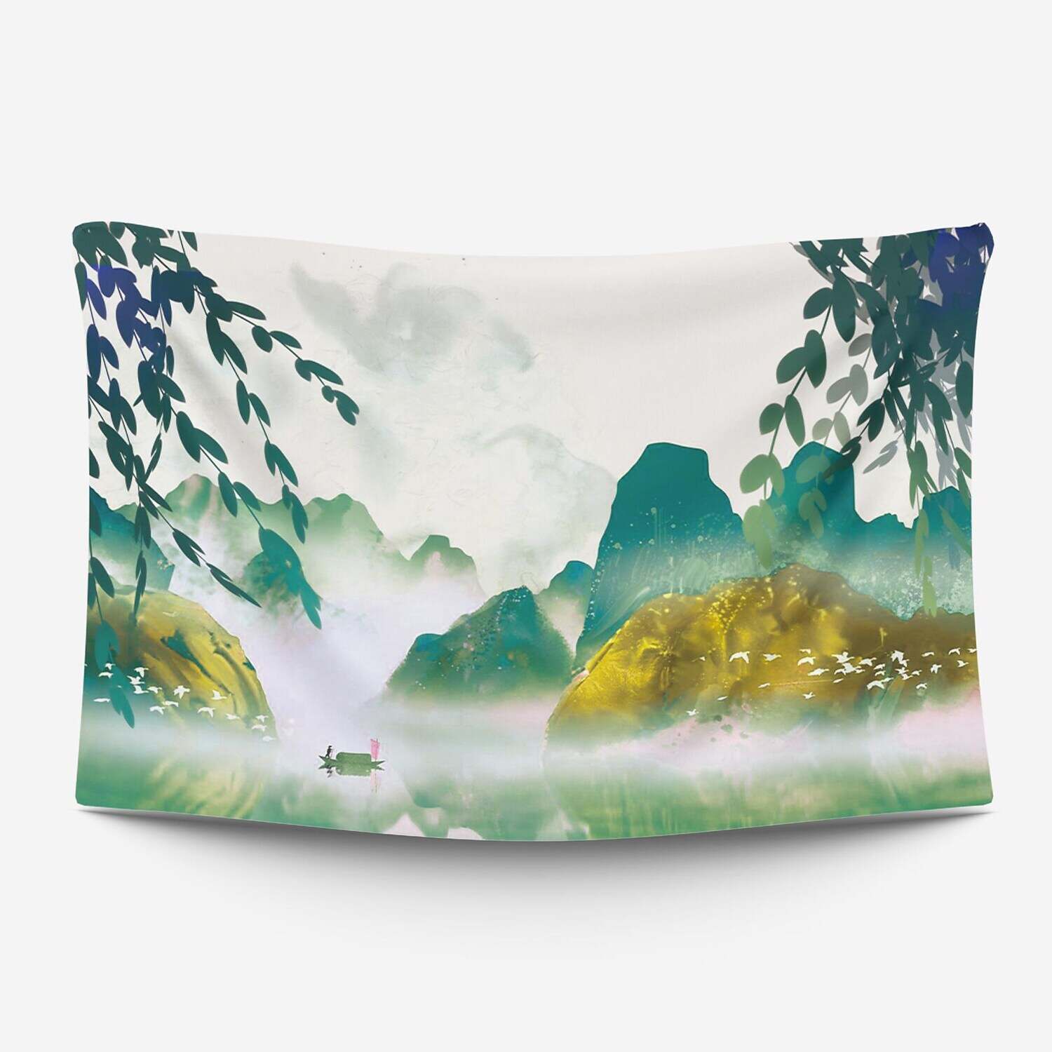 Painting Style Large Wall Tapestry Landscape Art Decor