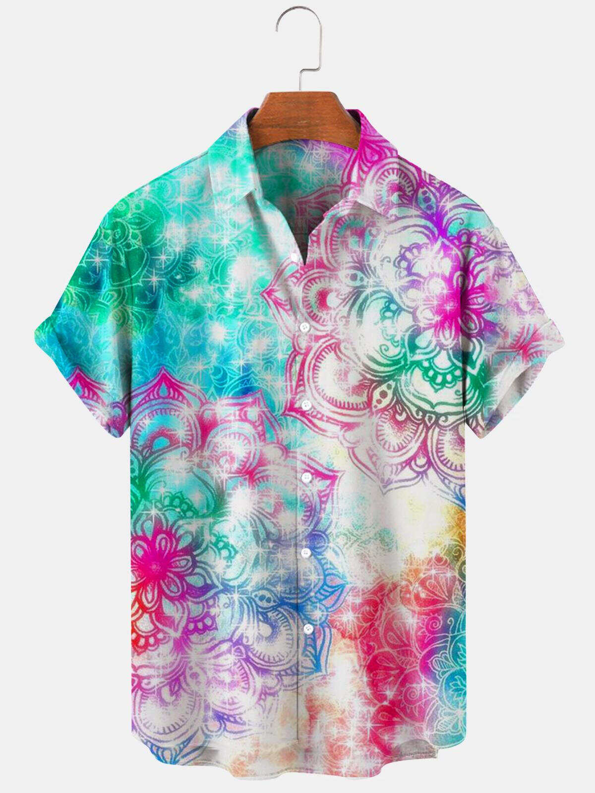 Mandala Casual Men's Shirts