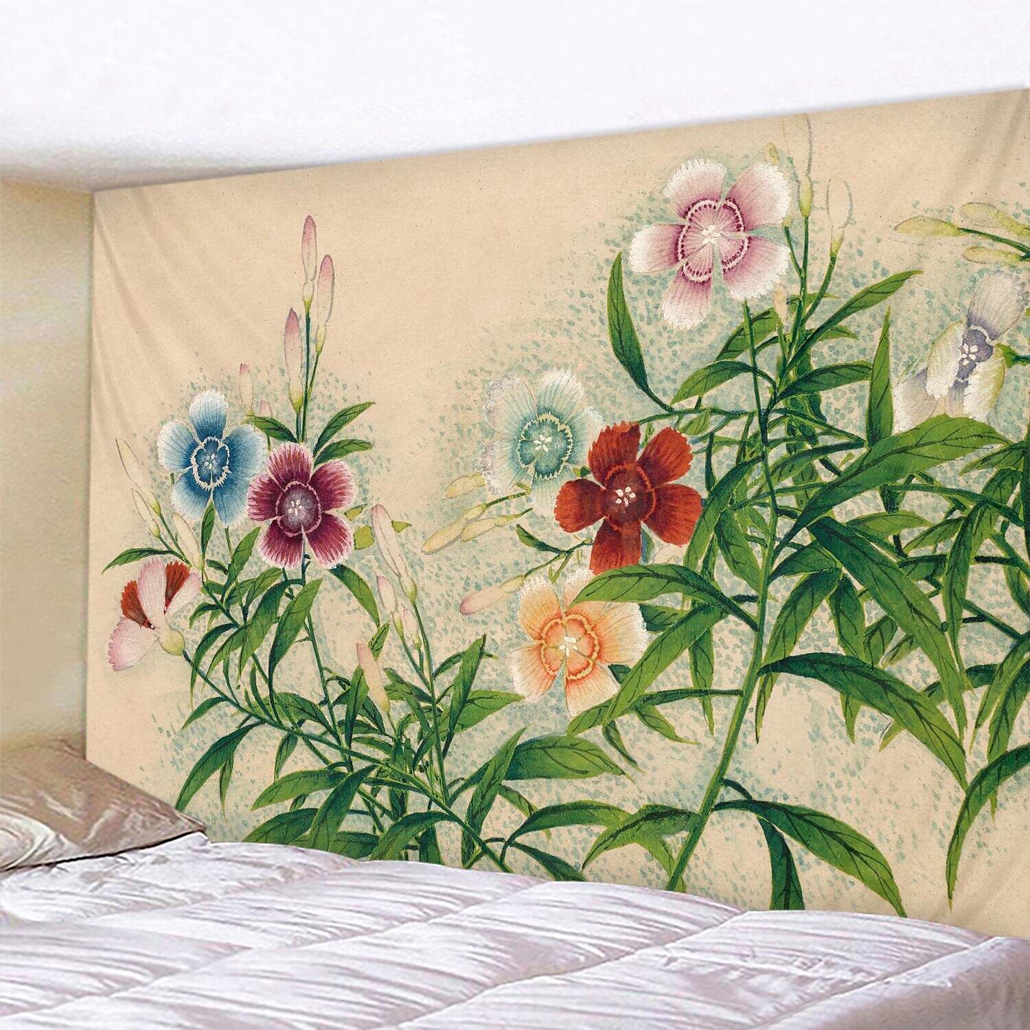 Floral Large Wall Tapestry Art Decor Photograph Backdrop