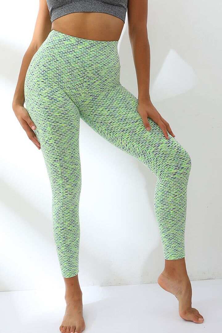 Textured Phone Pocket Sports Leggings