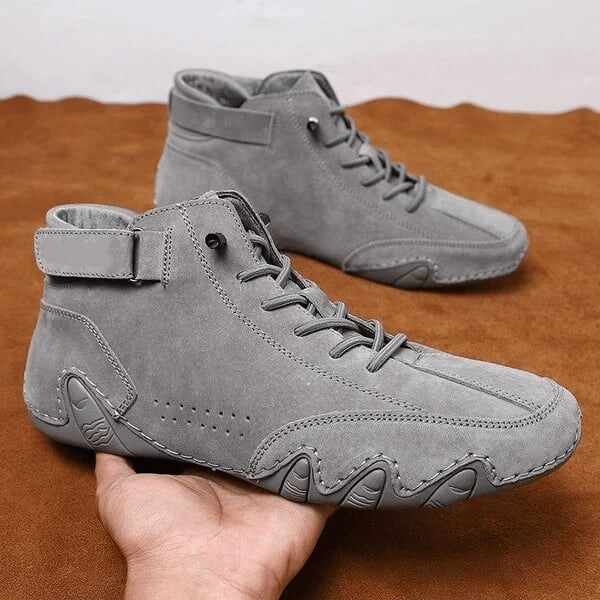 Last Day Special Sale 50% OFF - 2023 Italian Handmade Suede Velcro High Boots