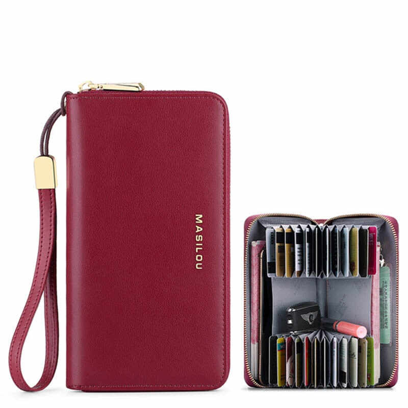 Unisex RFID Long Wallet