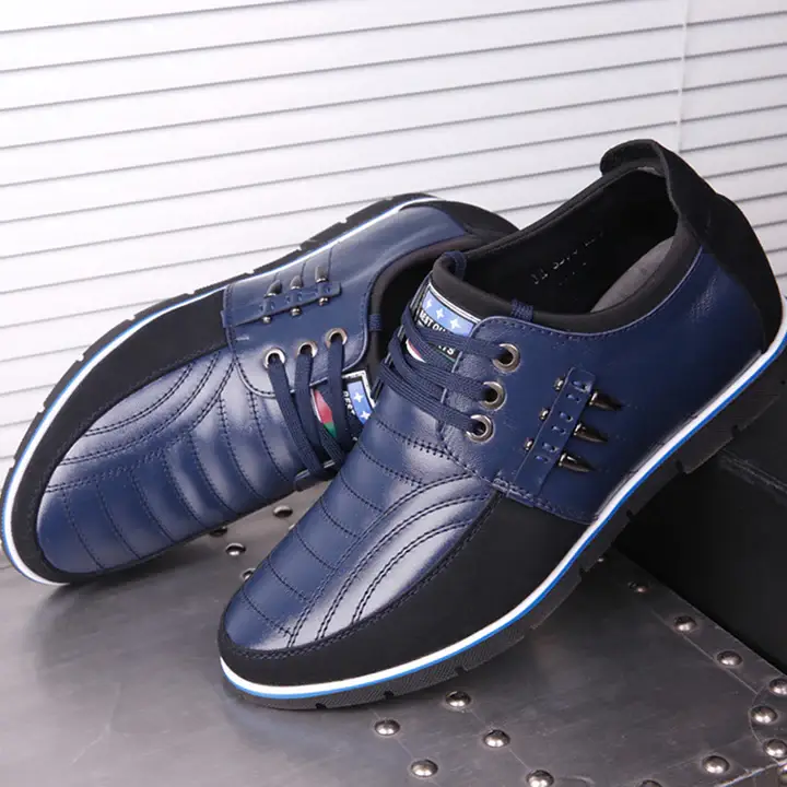 Men's Height Increasing Leather Casual Shoes