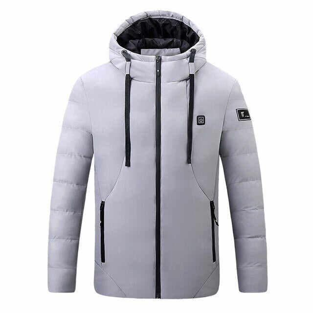 Unisex Heated Coat - Warm - Windproof - USB Insulation - With padded hood