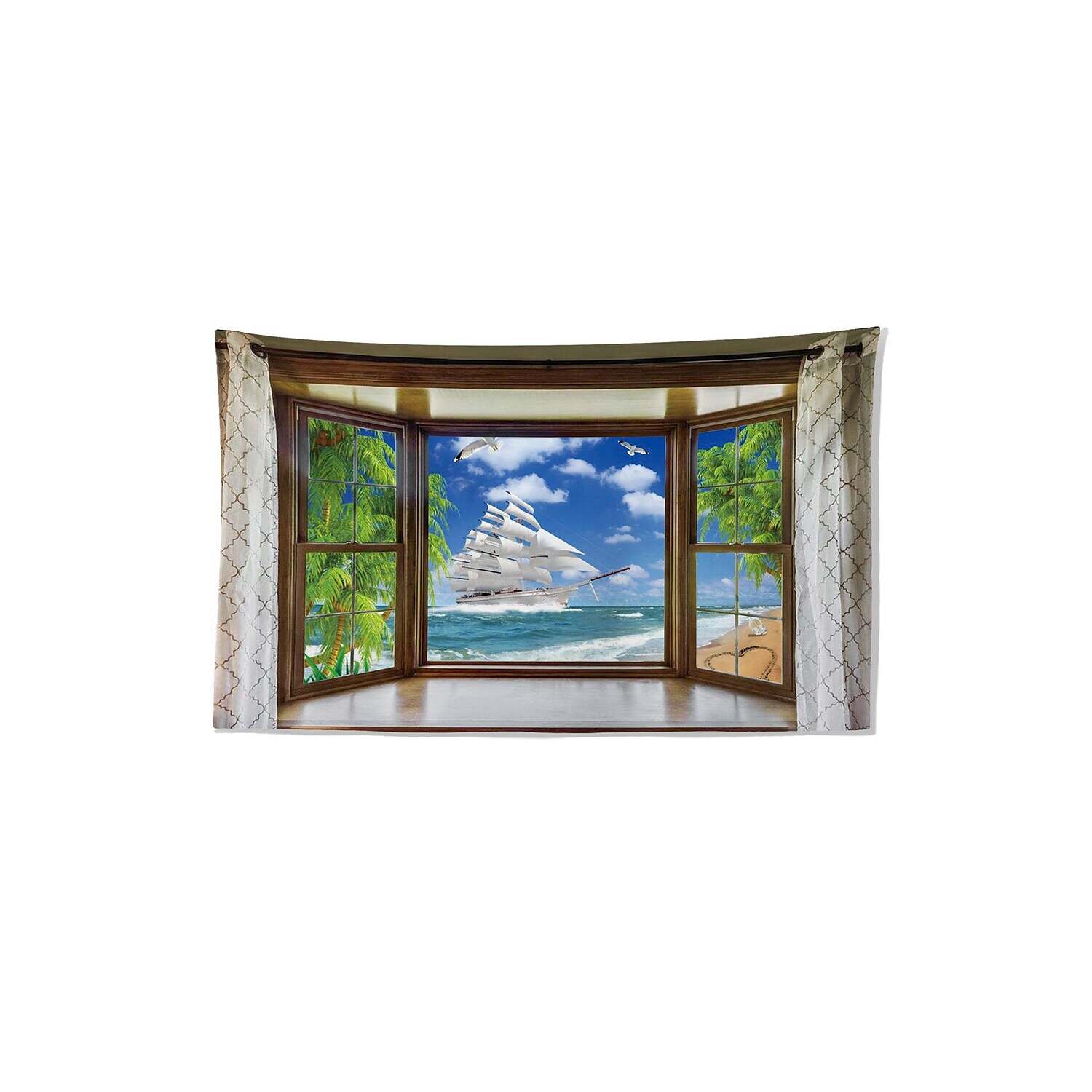 Landscape Large Wall Tapestry Window Art Decor