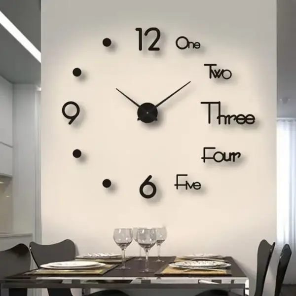 🔥Summer Hot Sale - 48% OFF 🔥MODERN DIY PUNCH-FREE WALL CLOCK