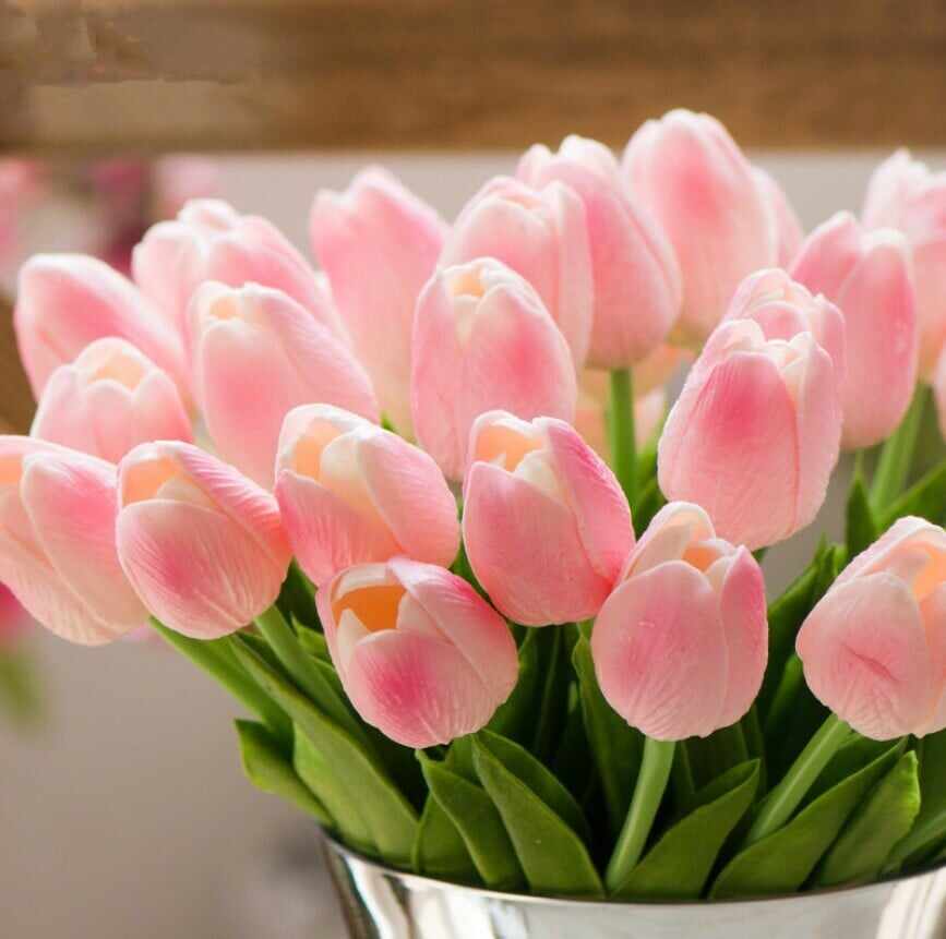 LAST Day Sale-70off-High Quality Artificial Latex Tulips