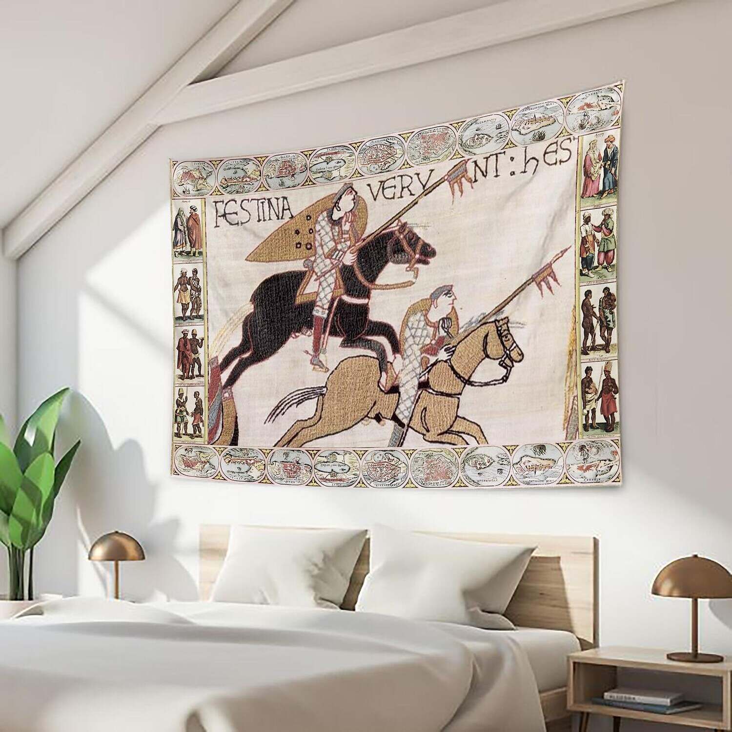 Bayeux Medieval Large Wall Tapestry Art Decor